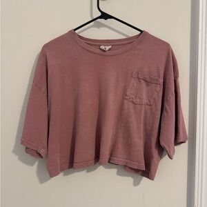 Bloom Dusty Rose Crop Top